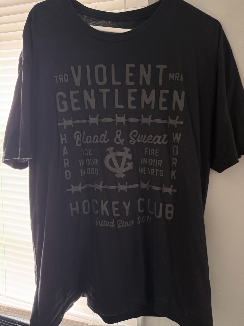 Violent Gentlemen Black Hockey Club Graphic Tee - Men